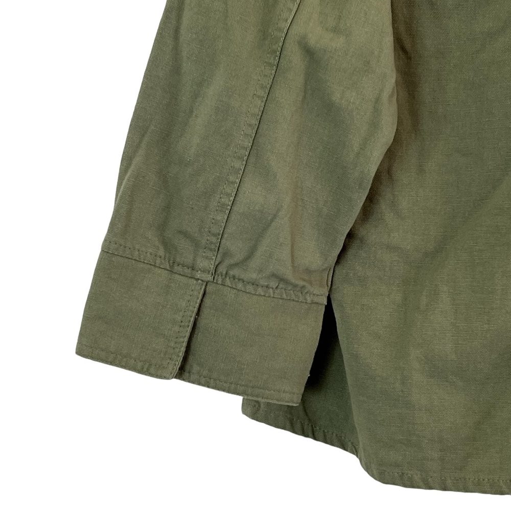 Floriana | Green cotton zip front jacket embroidered details women’s siz… - Picture 9 of 11